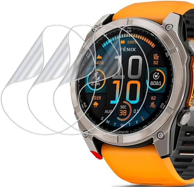 Garmin Smartwatch Accessories - 1-3 szt. Folia hydrożelowa do smartwatcha