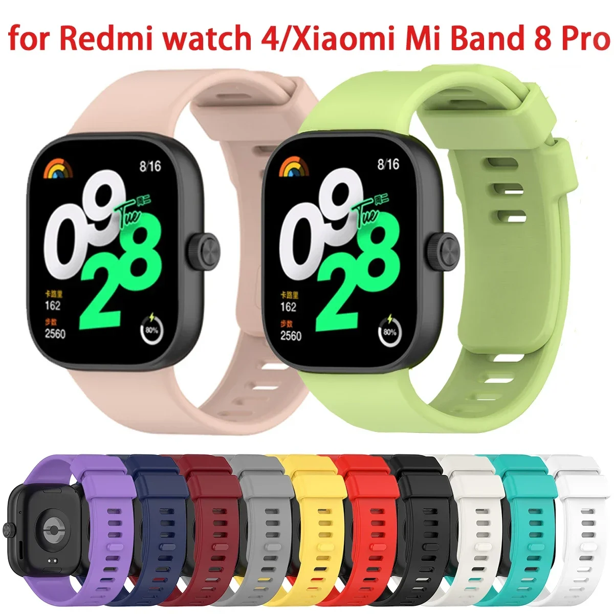 Smartwatch Band Accessories - Oryginalny pasek silikonowy do zegarka Redmi