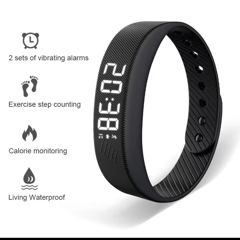 Android Smartwatch Accessories - Inteligentna bransoletka LED Cyfrowy Wodoodporny Smartwatch