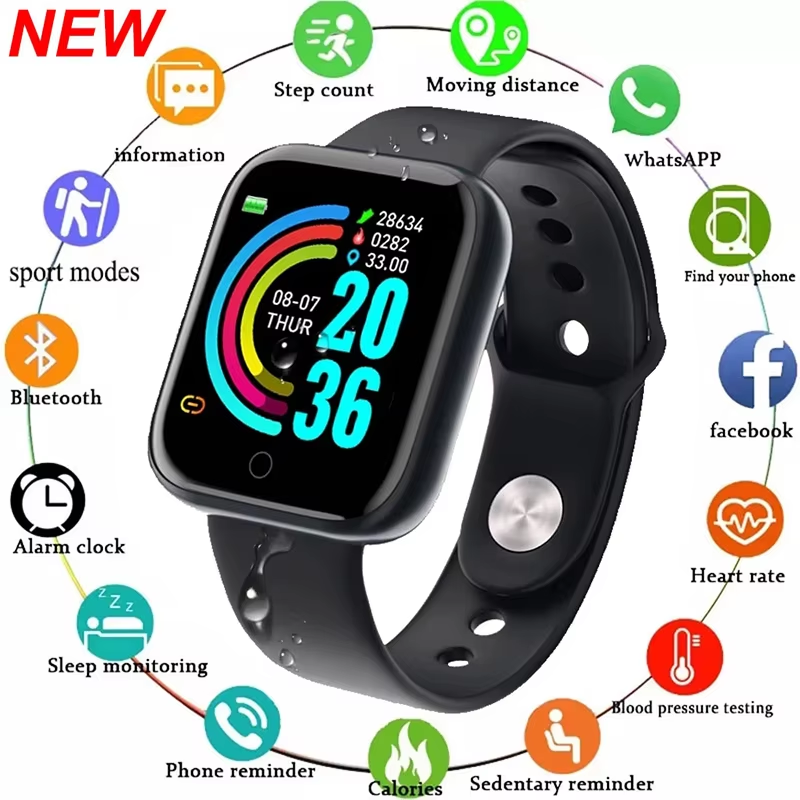 Android Smartwatch Accessories - Smartwatch Męski Damski Zegarek na Rękę