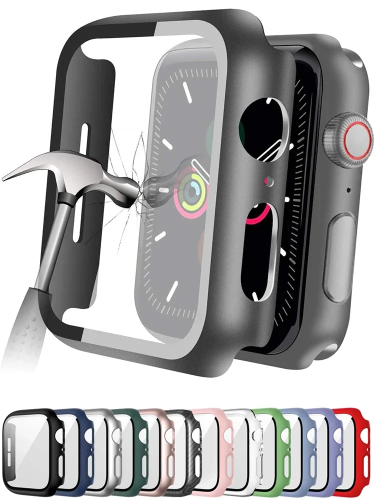 Smartwatch Band Accessories - Szkło hartowane + osłona do Apple