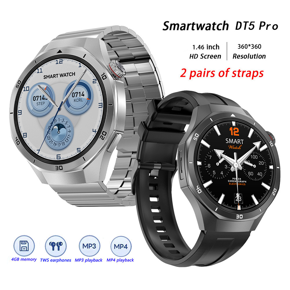Android Smartwatch Accessories - DT5 Pro inteligentny zegarek dla mężczyzn