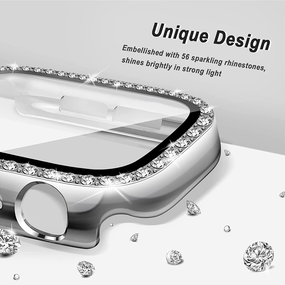 Smartwatch Band Accessories - Szkło + etui do Apple Watch