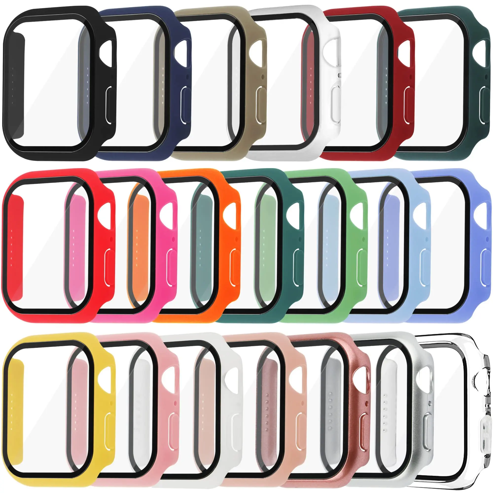 Apple Smartwatch Accessories - Szkło hartowane + pokrowiec na Apple