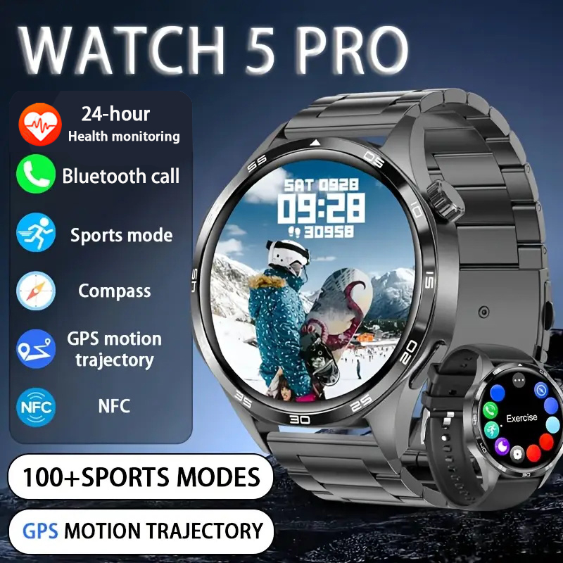 Smartwatch Nexus - BOXUXING Nowy Smartwatch 5 Pro GPS