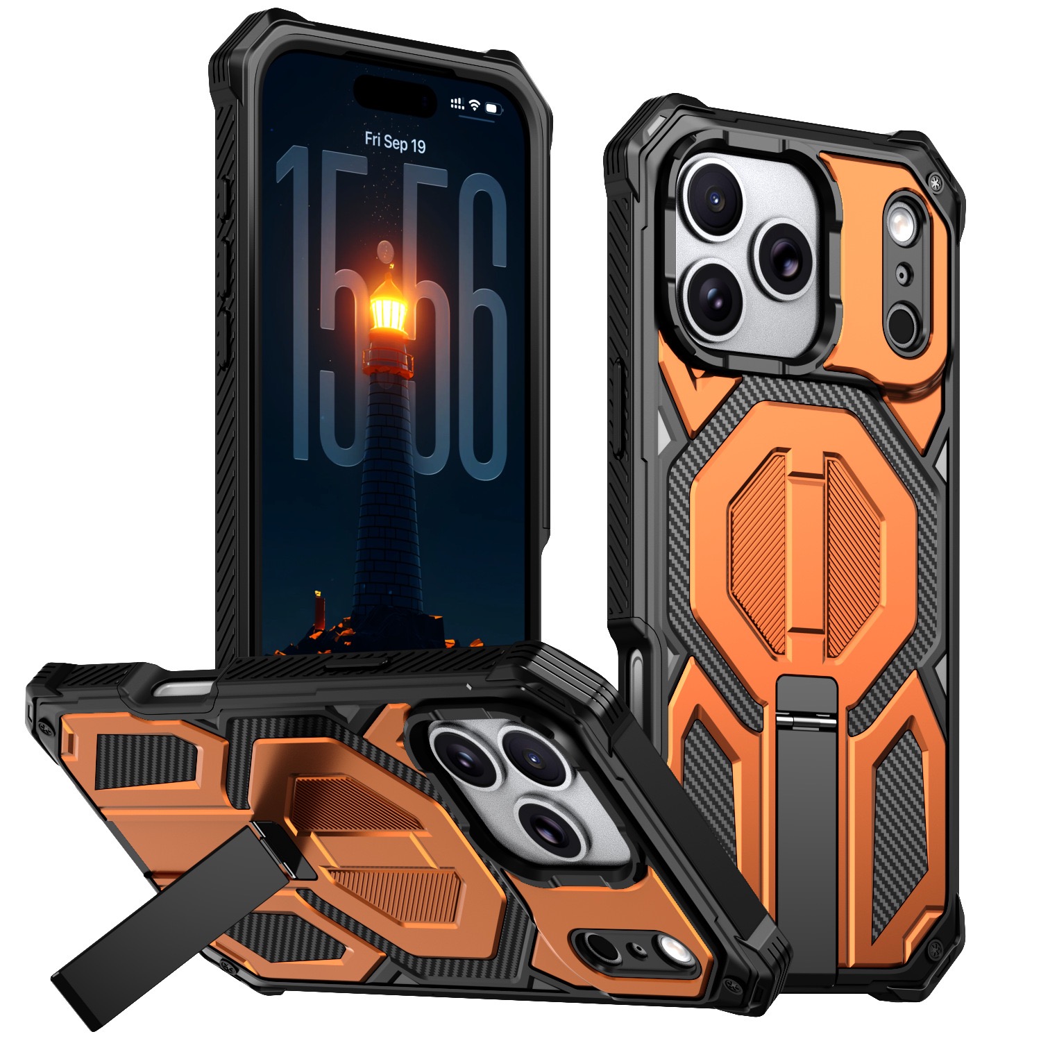 Magnetic Charging Stand - Pancerne etui na iPhone 18 17