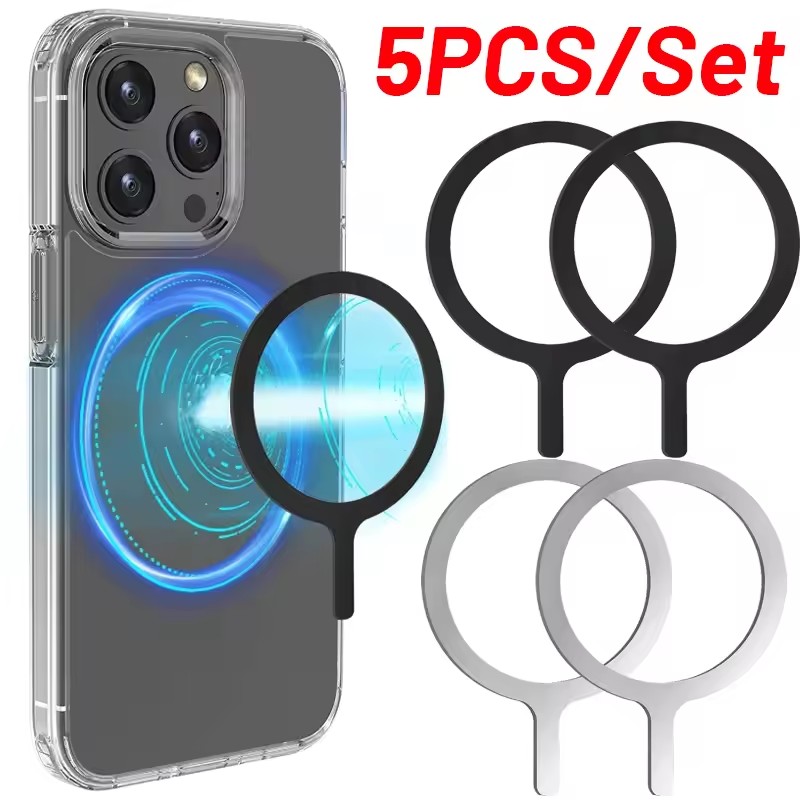 Magnetic Charging Stand - 5-1 szt. Pierścień naklejany do bezprzewodowego