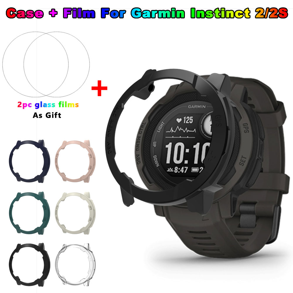 Android Smartwatch Accessories - Ochronna obudowa PC + szklana folia