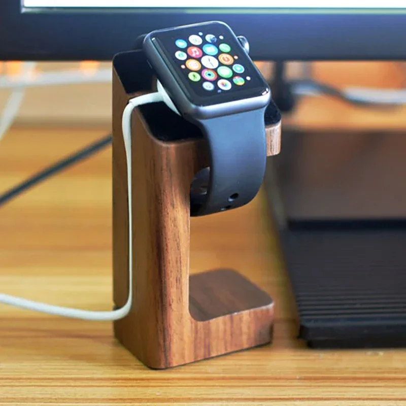 Drewniana podstawka pod ładowa – Apple Smartwatch Accessories recenzja i cena