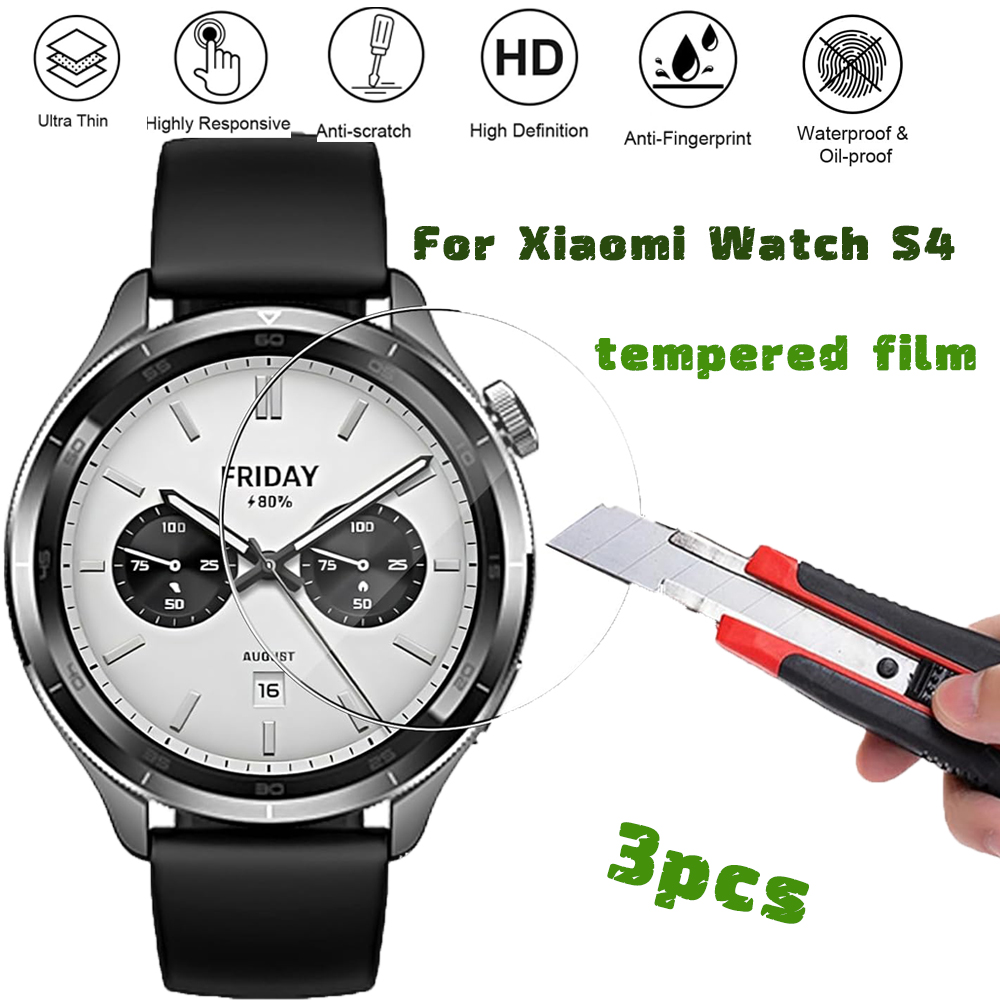 3 szt. Szkło hartowane Smartwa – Xiaomi Smartwatch S4 Accessories recenzja i cena