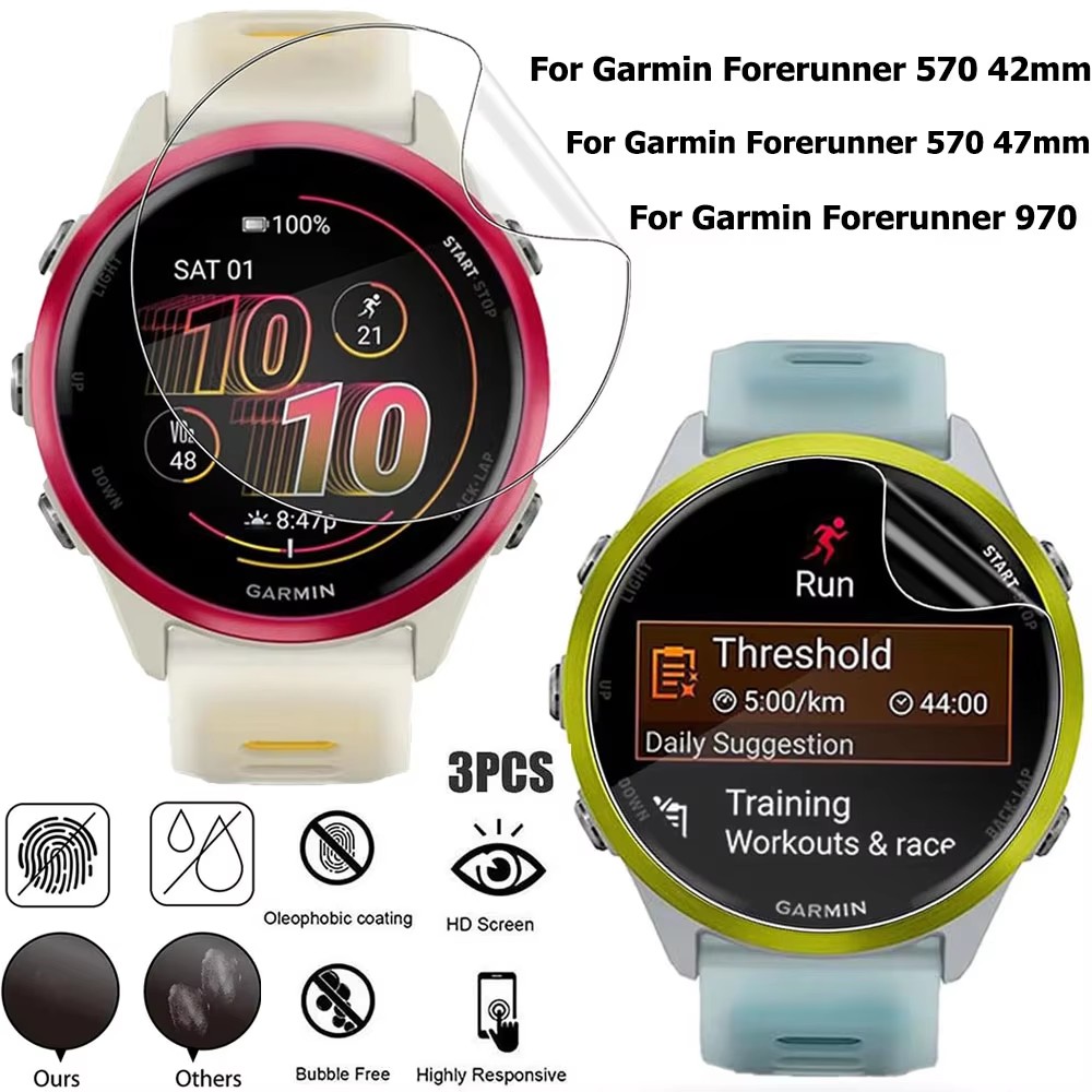1-3 szt. Folia hydrożelowa do  – Garmin Smartwatch Accessories recenzja i cena