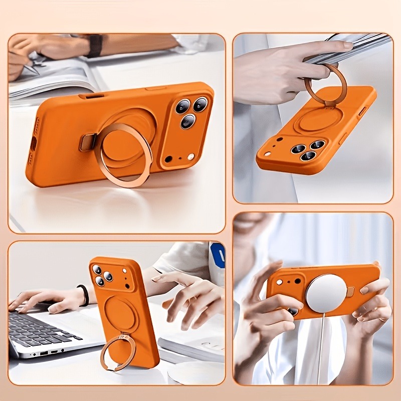 Etui na telefon z płynnym sili – Magnetic Charging Stand recenzja i cena