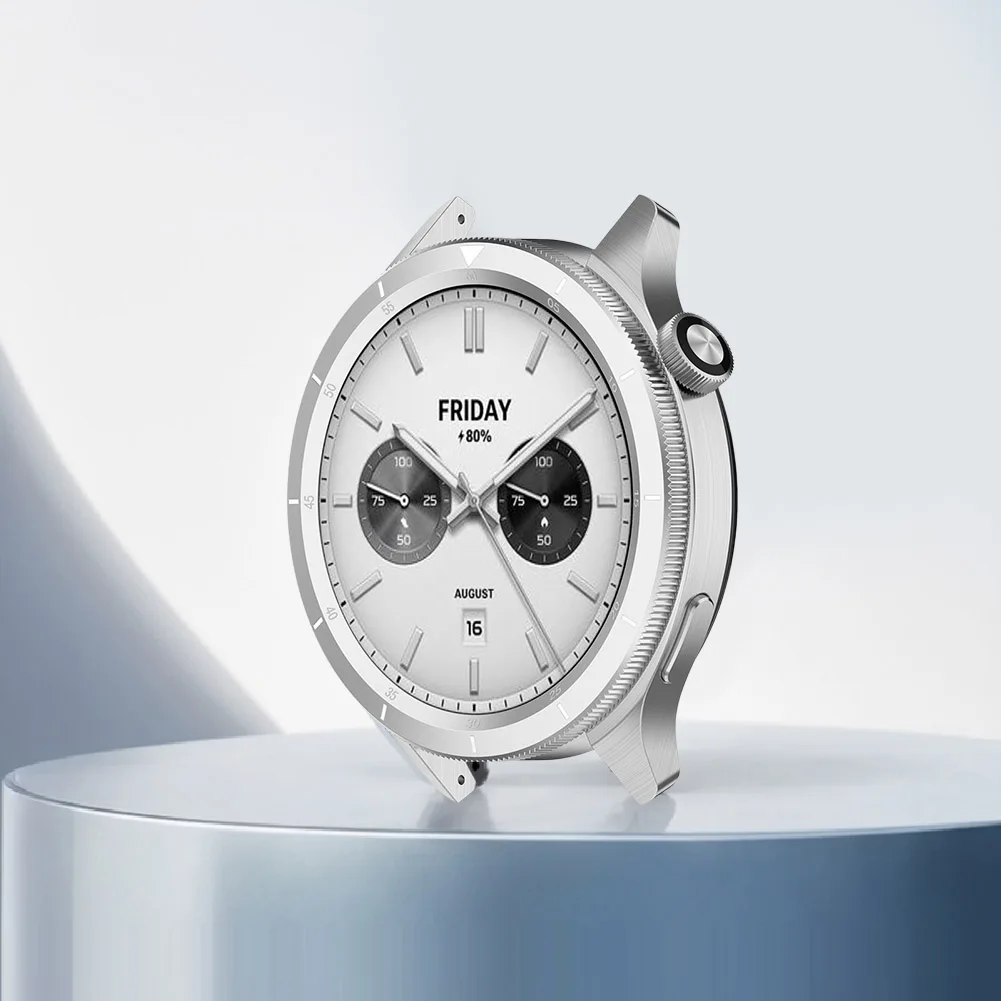Metalowe pierścienie bezelowe  – Xiaomi Smartwatch S4 Accessories recenzja i cena