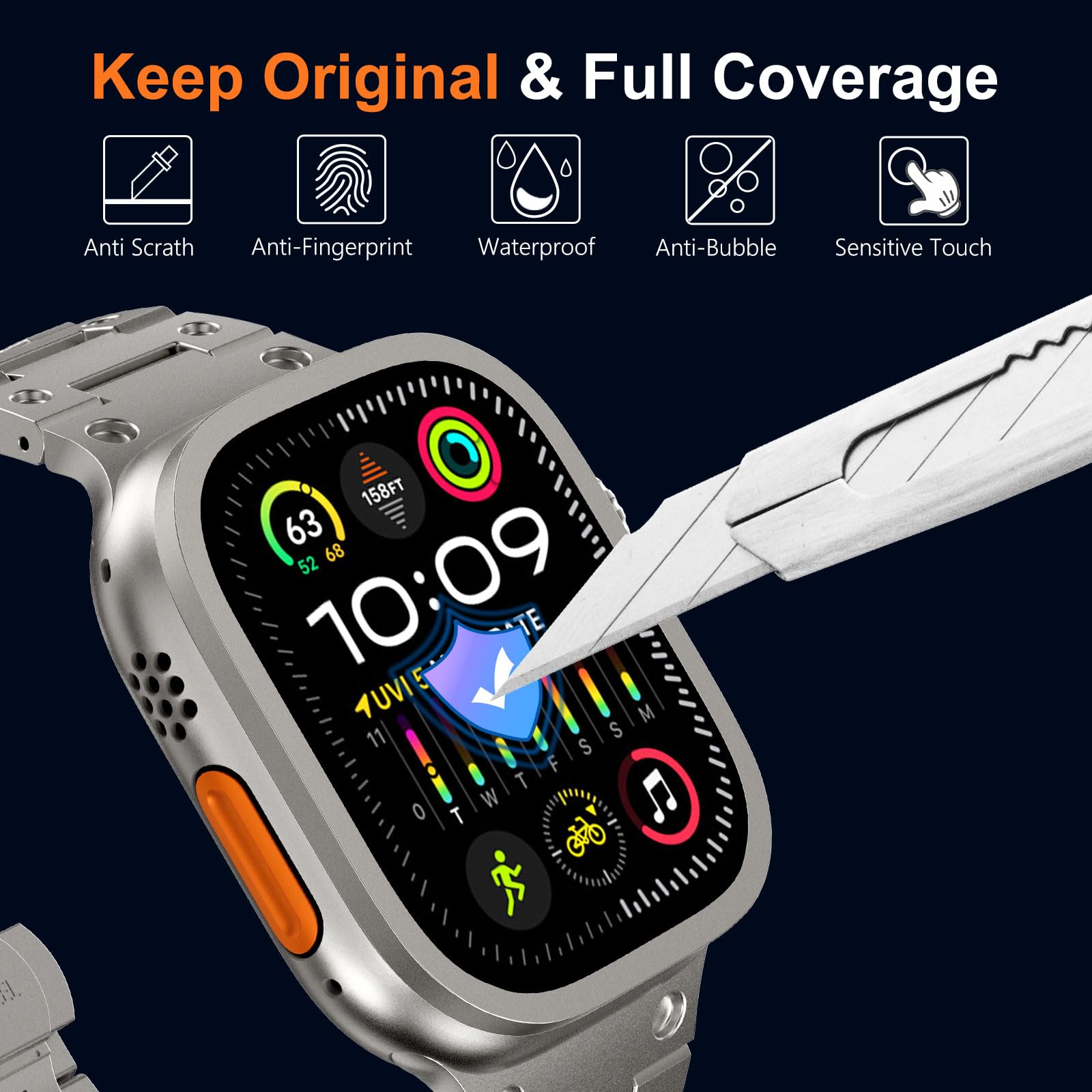 Szkło hartowane do Apple Watch – Smartwatch Straps & Accessories recenzja i cena