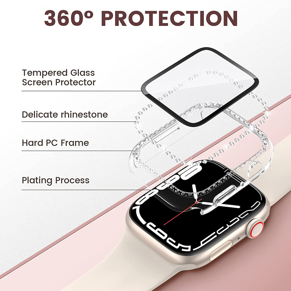 Szkło + etui do Apple Watch se – Smartwatch Band Accessories recenzja i cena