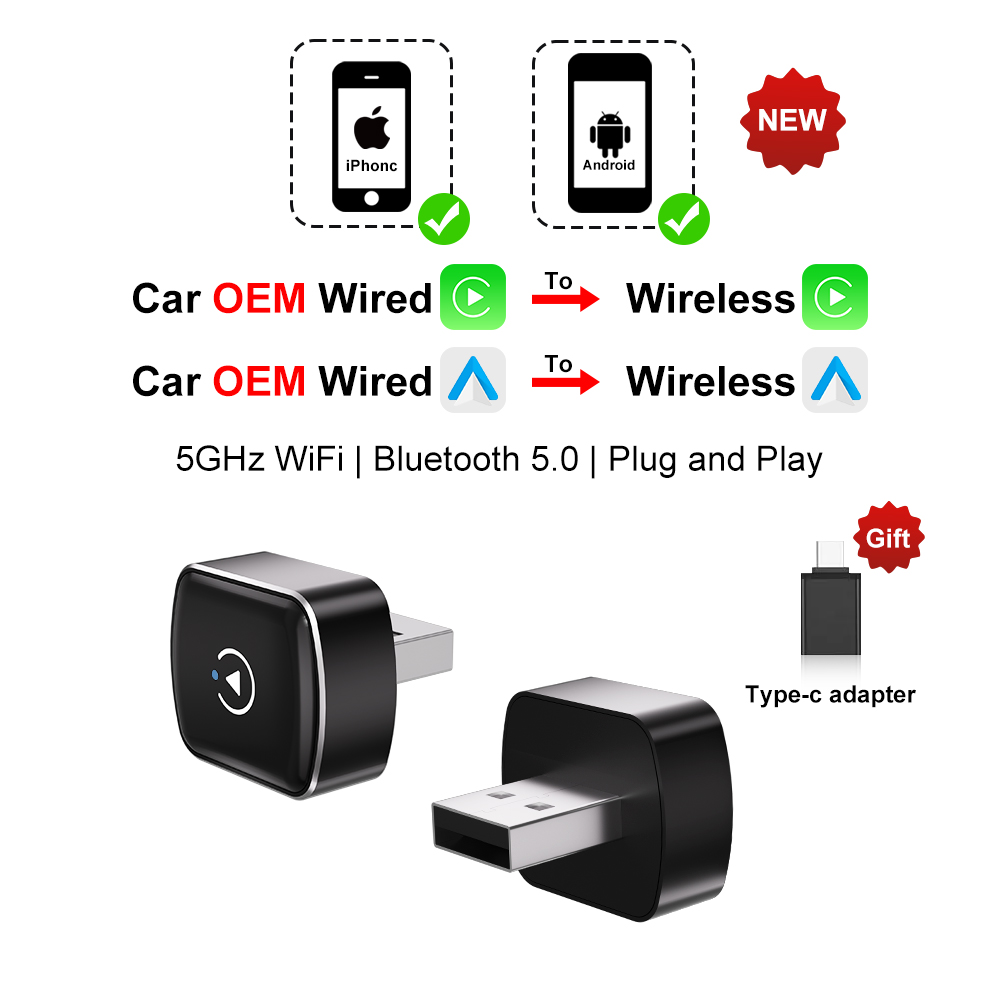 Adapter CarPlay 2w1 Bezprzewod – Smartwatch Universal recenzja i cena