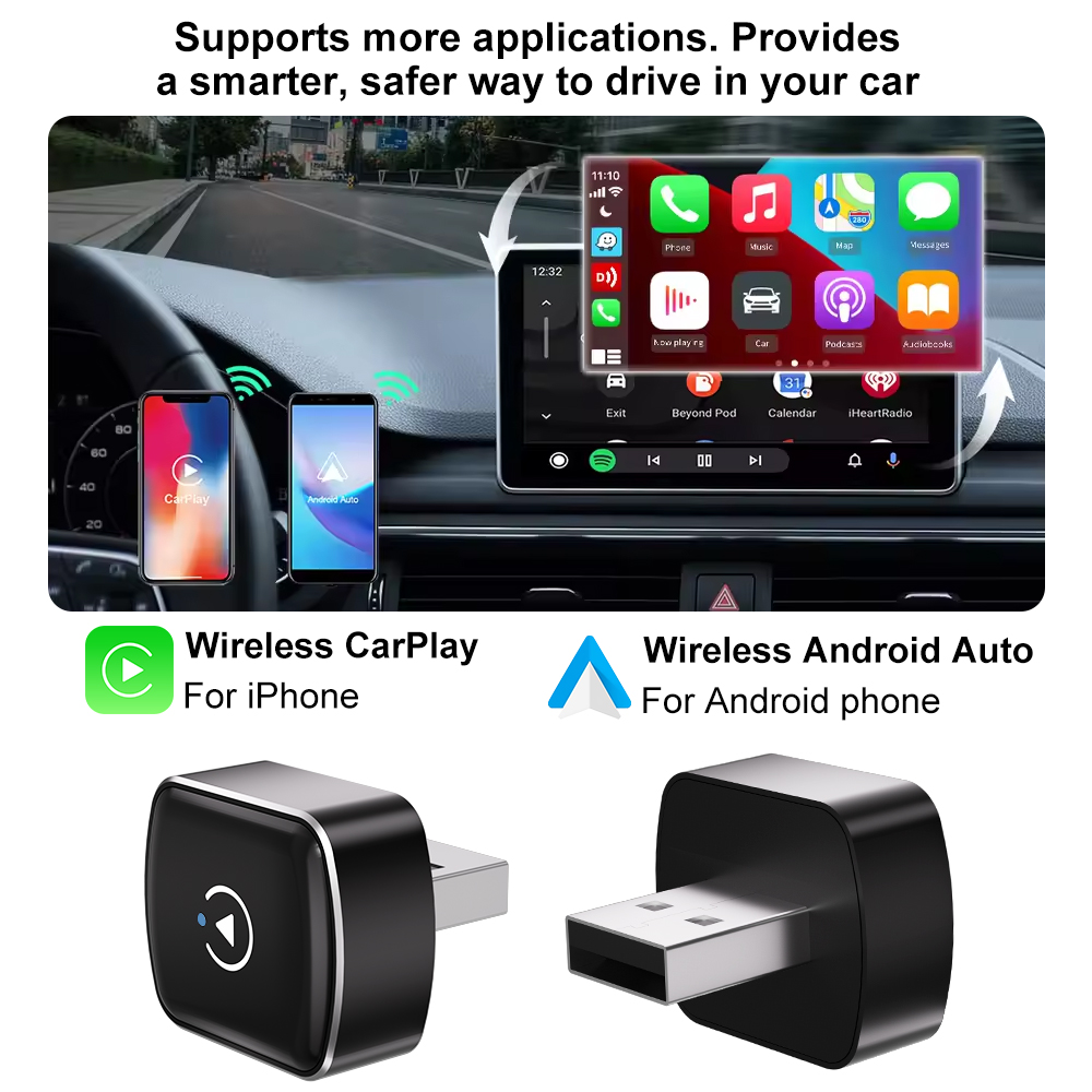 Adapter CarPlay 2w1 Bezprzewod – Smartwatch Universal recenzja i cena