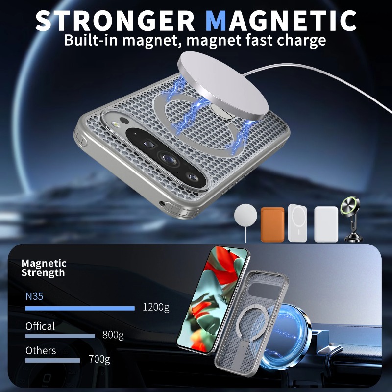 Hybrydowe etui z odkryciem na  – Magnetic Charging Stand recenzja i cena