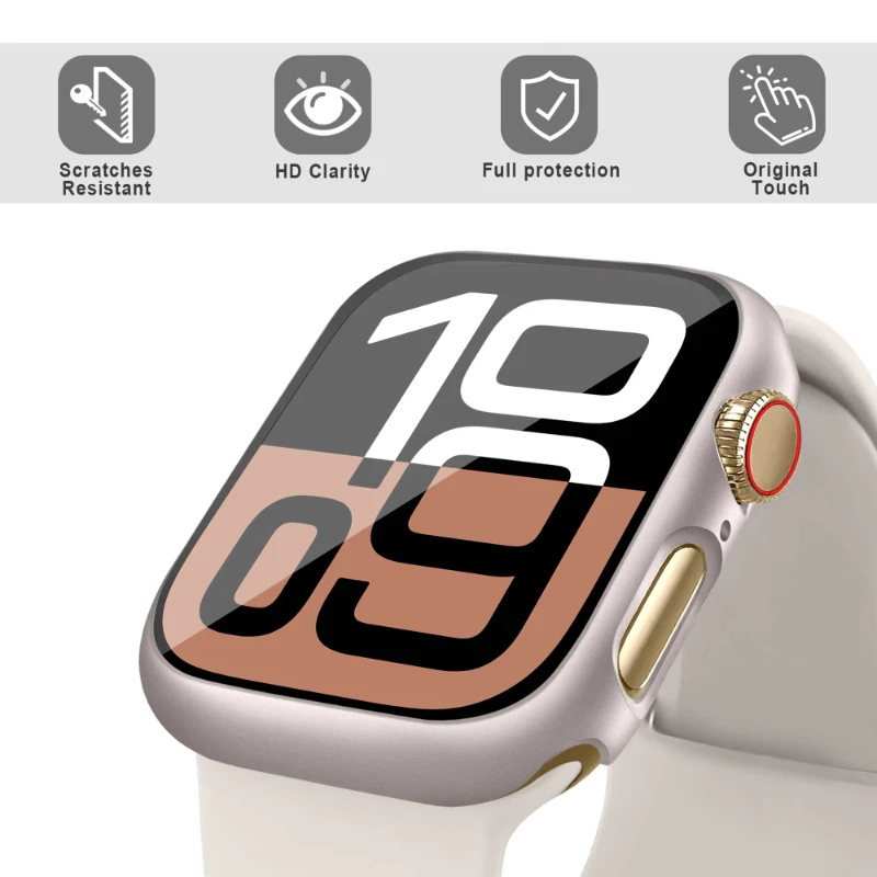 Szkło hartowane + etui do Appl – Smartwatch Band Accessories recenzja i cena