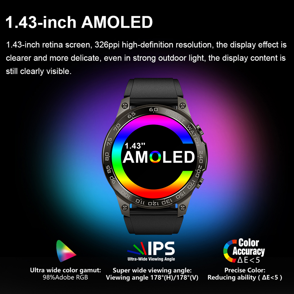 Męski smartwatch NFC AMOLED z  – Smartwatch Nexus recenzja i cena