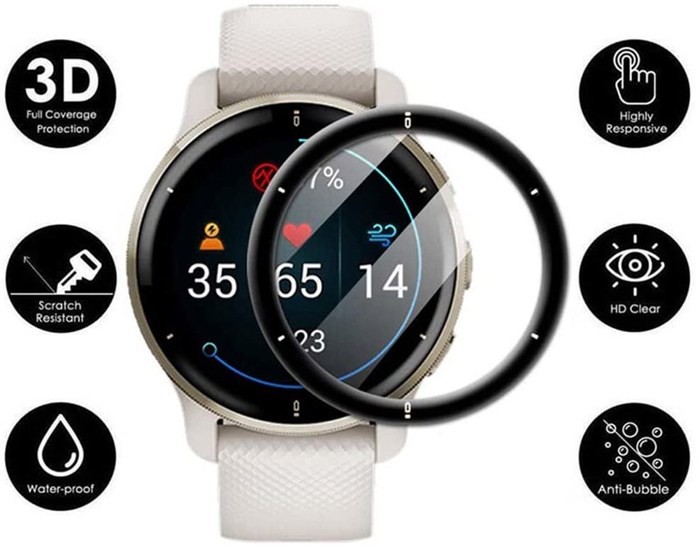 Folia ochronna 3D z zakrzywion – Garmin Smartwatch Accessories recenzja i cena