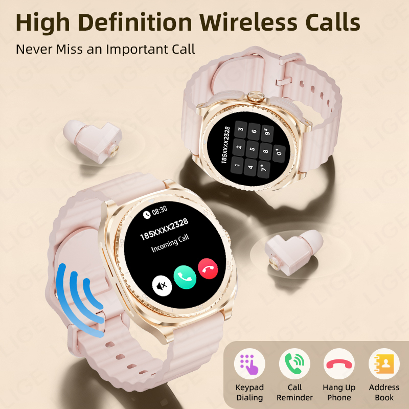 LIGE 2 w 1 Słuchawki TWS Smart – Smartwatch Nexus recenzja i cena