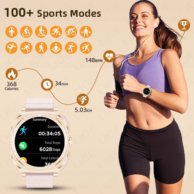 LIGE 2 w 1 Słuchawki TWS Smart – Smartwatch Nexus recenzja i cena