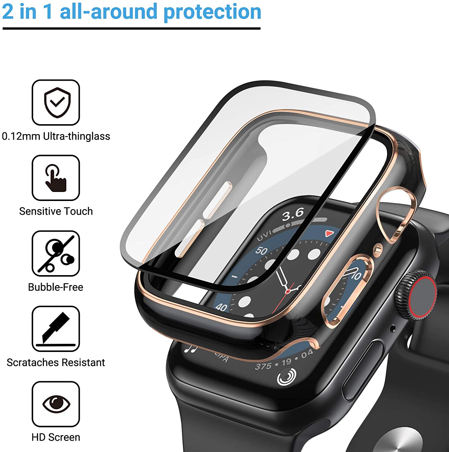 Pokrowiec na Apple Watch Case  – Smartwatch Band Accessories recenzja i cena
