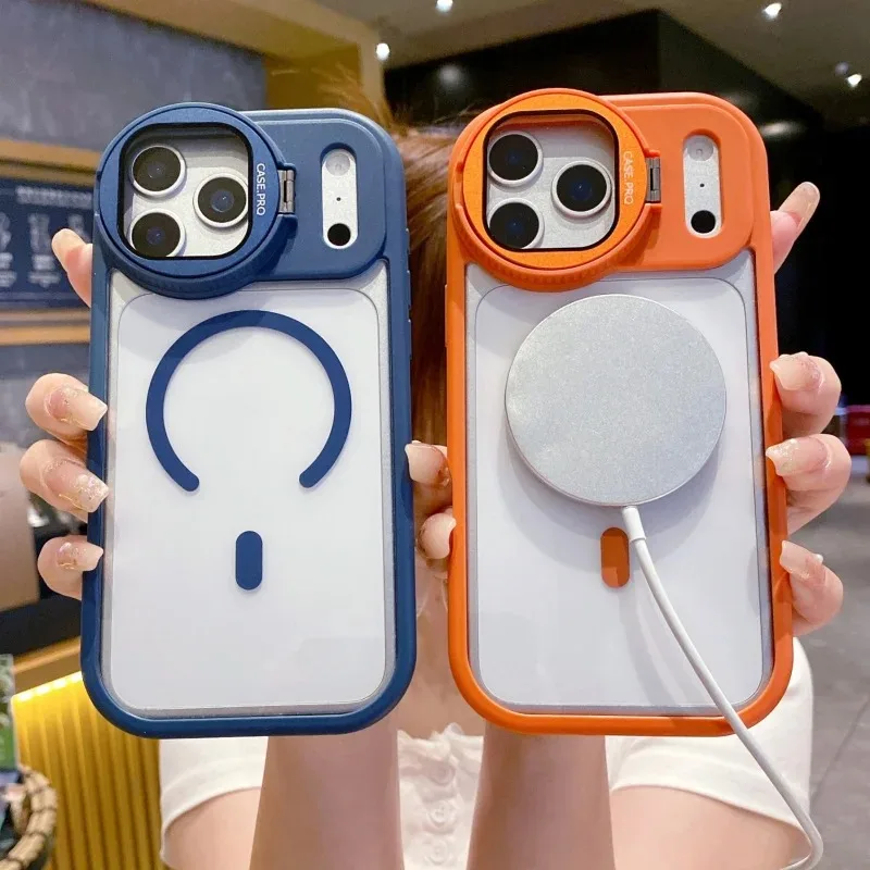 Przezroczyste etui z podstawką – Magnetic Charging Stand recenzja i cena